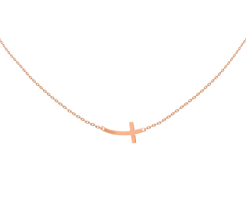 ZILIA Cross Gold 14K Halskette