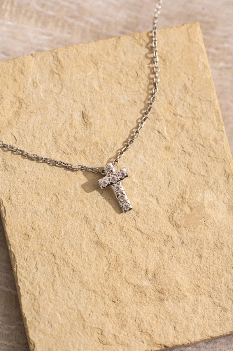 ZILIA Chloee Cross Halskette Gold 14K