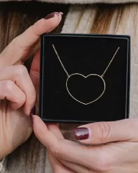 Herz Goldanhänger 14K