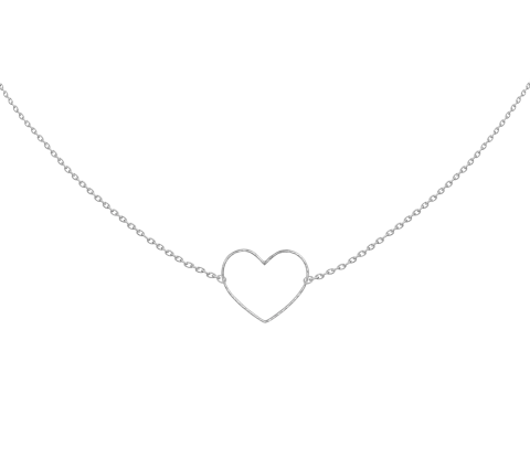 ZILIA Quintessa Heart Halskette Silber 925