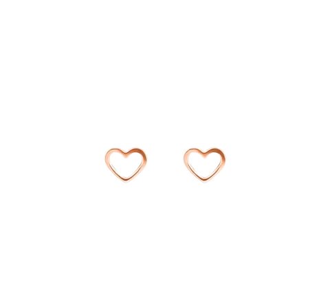 ZILIA Baby Heart Contour Gold 14K Ohrringe