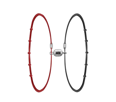 ZILIA Kabbala Double Thread Armband Silber 925