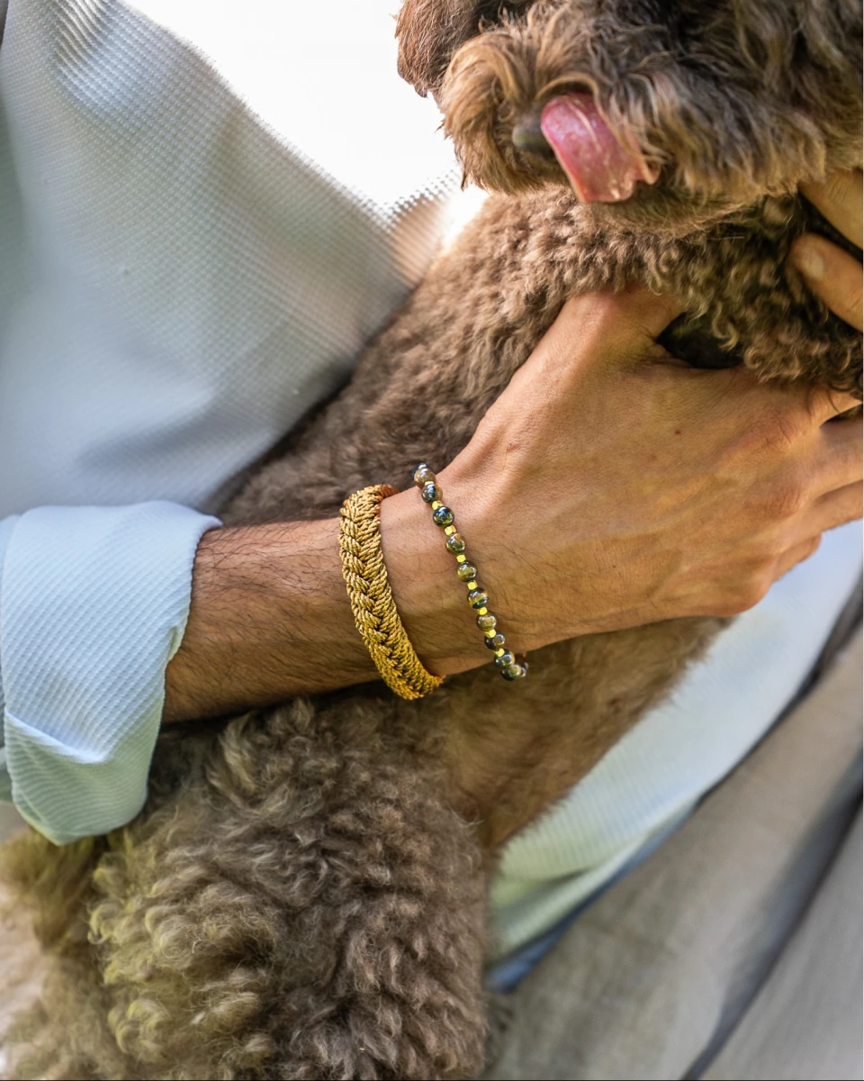 ZILIA Tiger Flame Men Mineral Armband