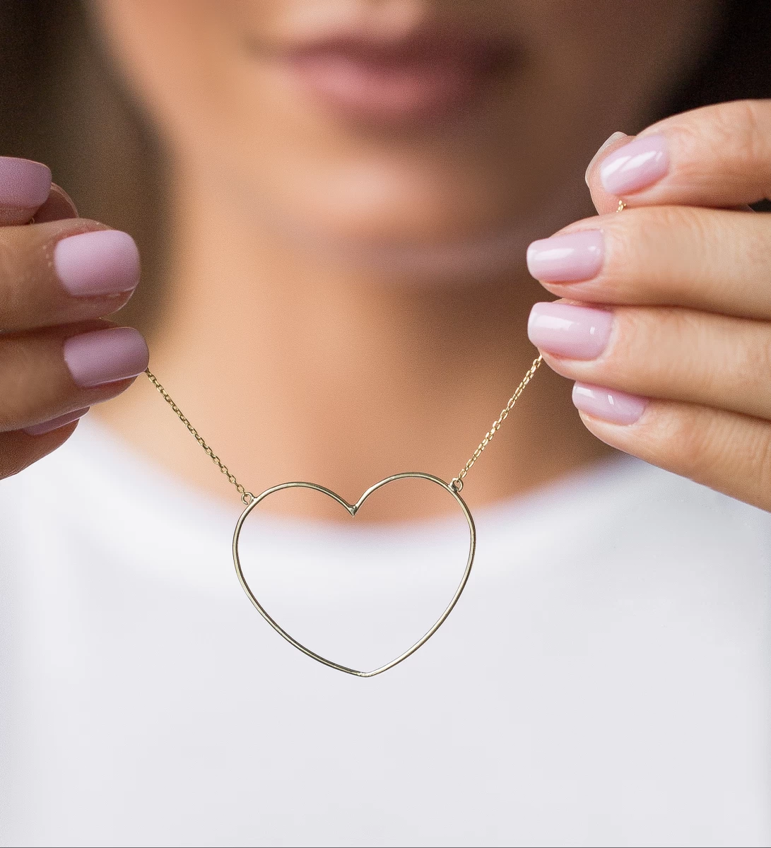 ZILIA Bigheart Halskette Gold 14K