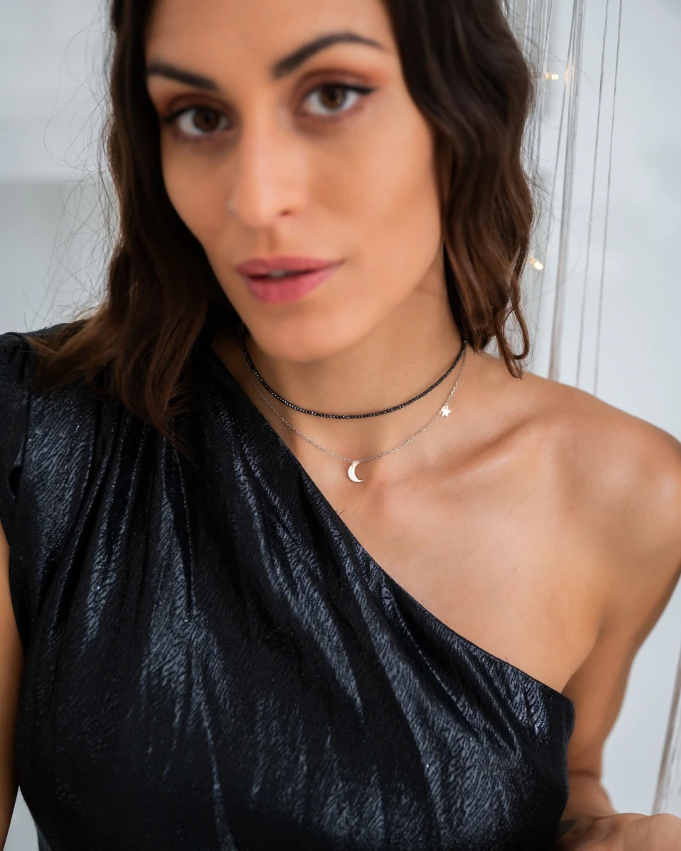 ZILIA Moon Silber 925 Halskette