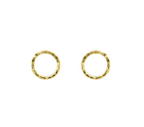 ZILIA Quintessa Circle Contour Gold 14K Ohrringe