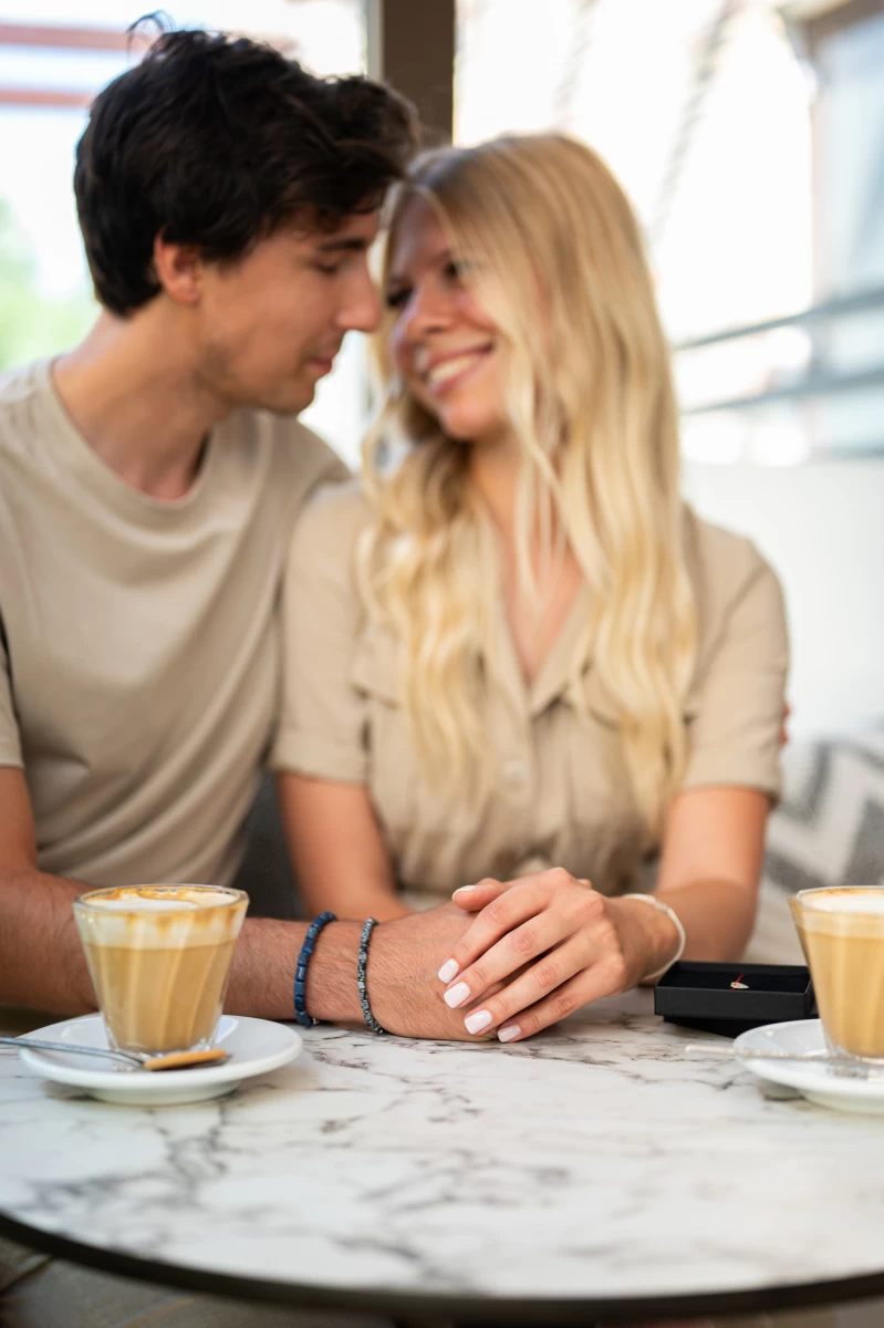 Schneeflockenobsidian Silber 925 Armband