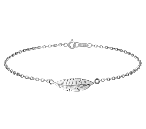 ZILIA Feather Armband Silber 925