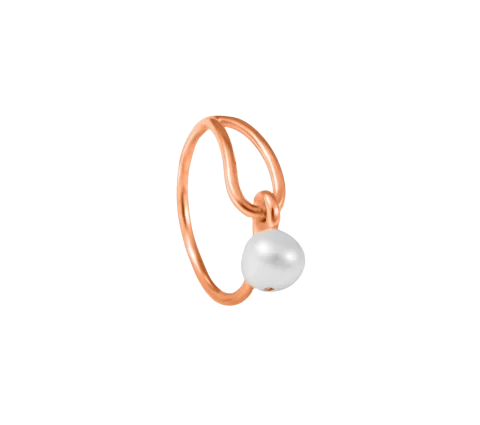 ZILIA Pearl Drop Ringe Gold 14K