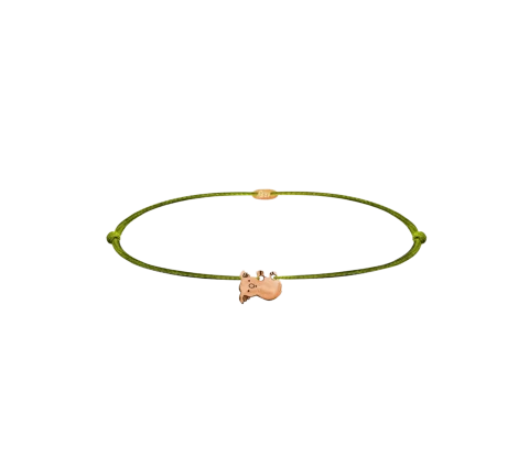 ZILIA Koala Baby Thread Armband Gold 14K