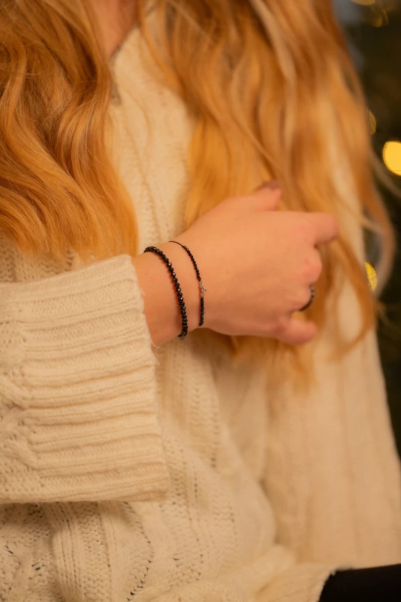 Schwarzer Diamanten Diamantarmband