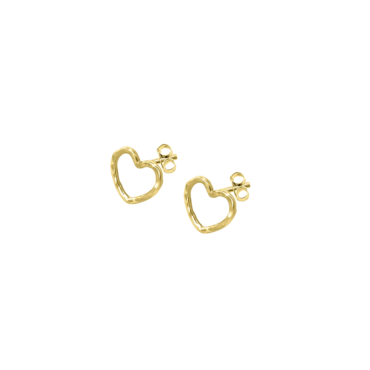 ZILIA Quintessa Heart Contour Gold 14K Ohrringe