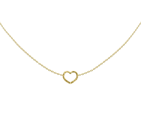 ZILIA Quintessa Heart Halskette Gold 14K