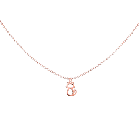 ZILIA Cat Contour Baby Gold 14K Halskette