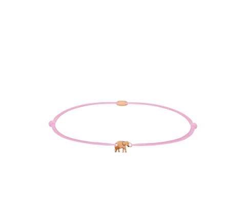 ZILIA Baby Elephant Thread Armband Gold 14K