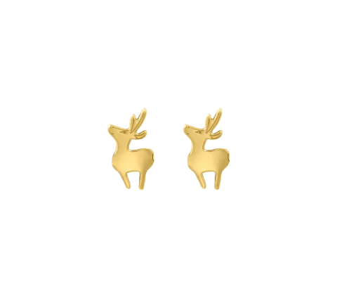 ZILIA Deer Ohrstecker Gold 14K