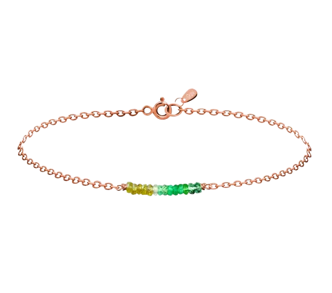ZILIA Rayfield Sapphire Emerald Armband Gold 14K