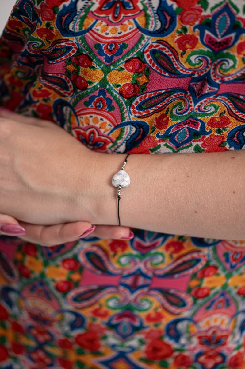 ZILIA Howlit Armband Silber 925