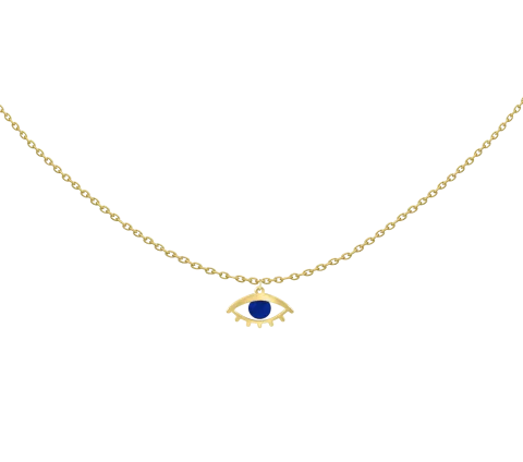 ZILIA Evil Eye Halskette Gold 14K