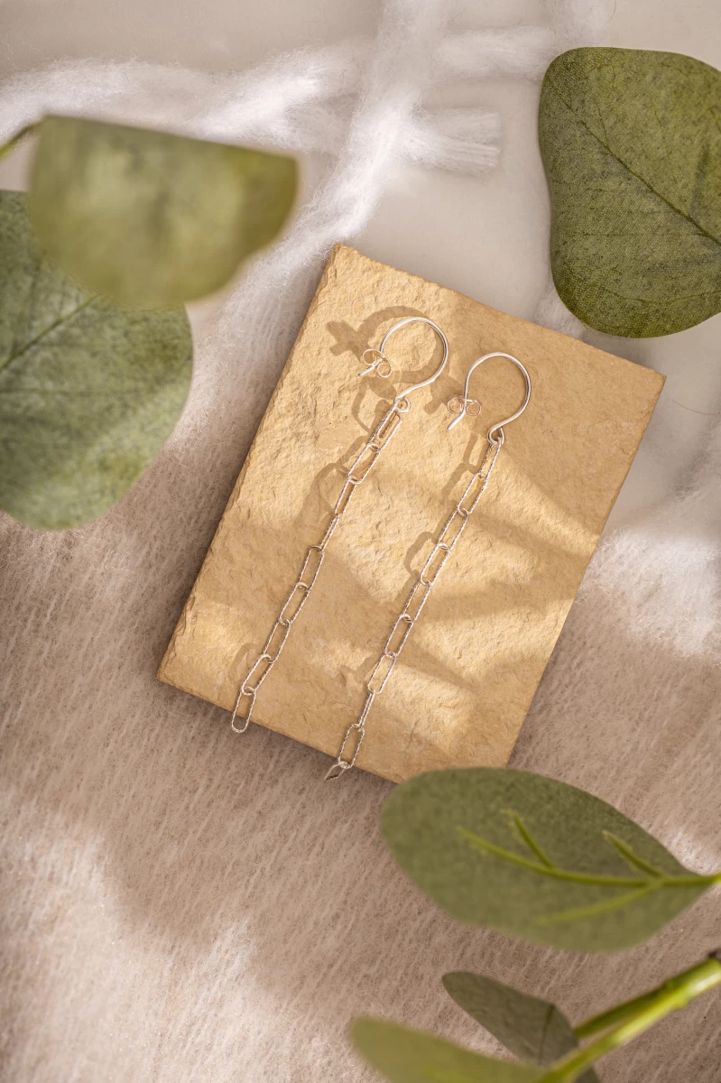 ZILIA Paperclip Ohrstecker Silber 925