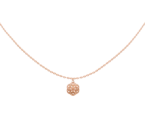 ZILIA Flower Of Life Halskette Gold 14K