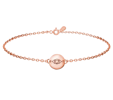 ZILIA Third Eye Chakra Rose Armband Gold 14K