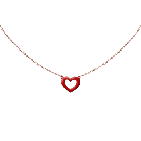 ZILIA Amory Contour Halskette Gold 14K