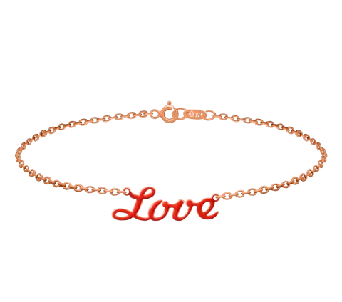 ZILIA Porcelain Love Armband Gold 14K