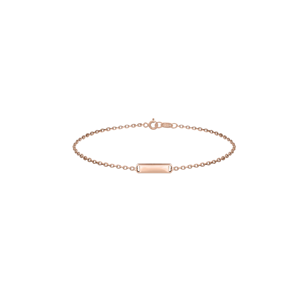 Baby Armband aus Roségold 14K