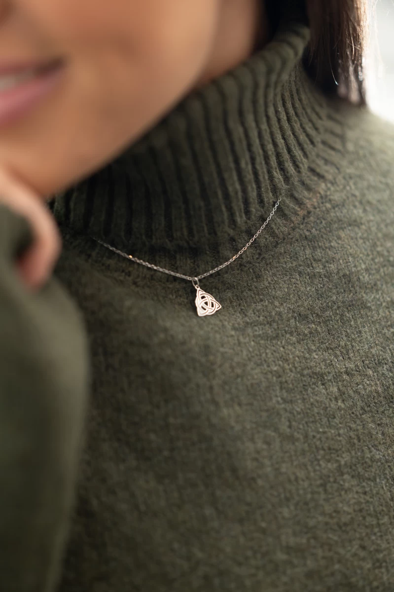 ZILIA Triquetra Contour Halskette Gold 14K