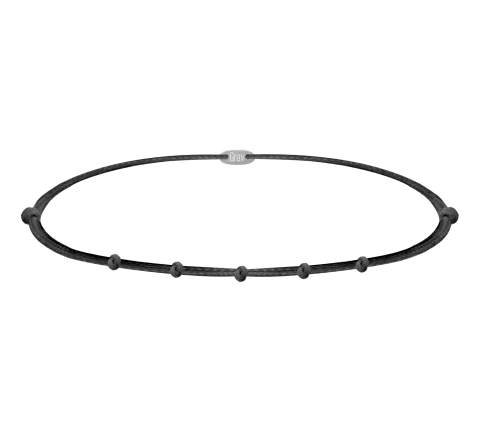 ZILIA Black 7 Knots Thread Armband