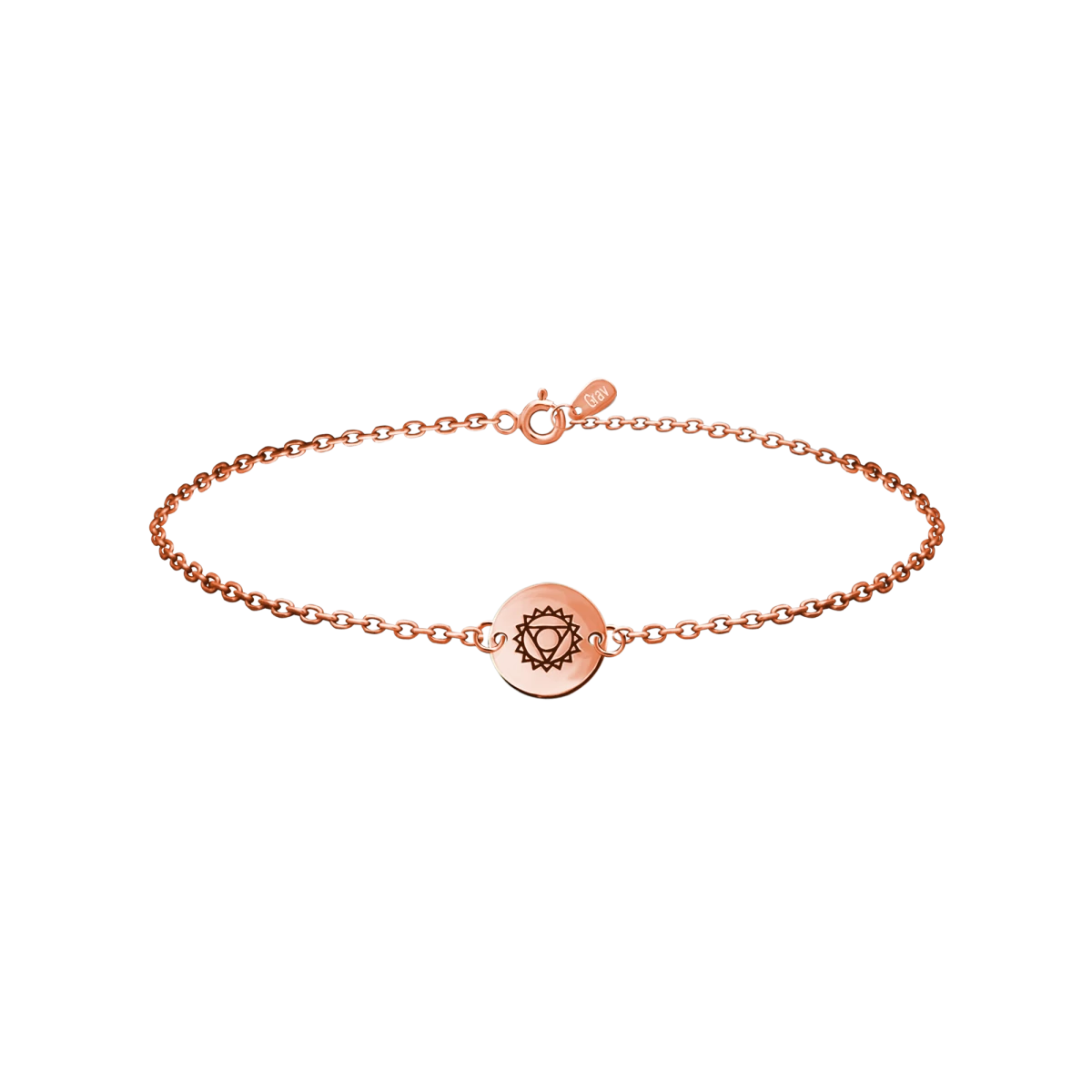 Halschakra Rosegold 585 Armband