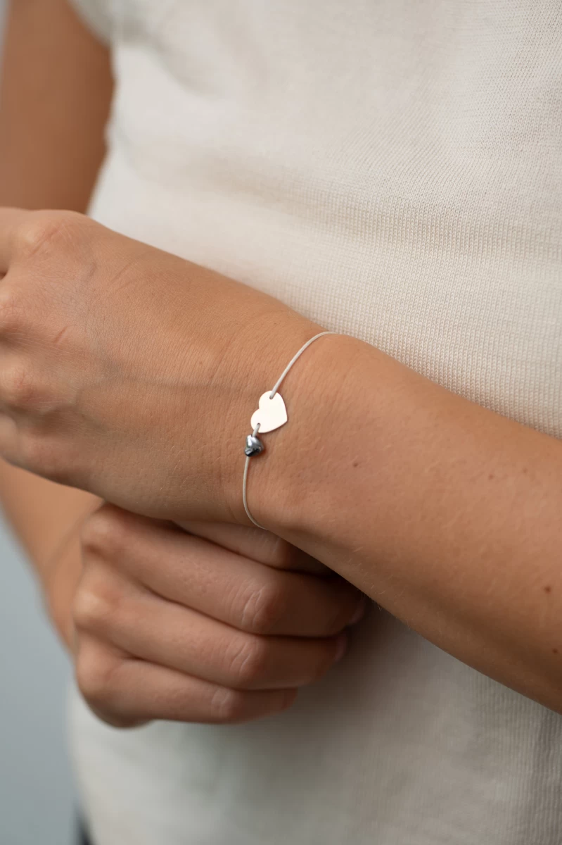 ZILIA Heart Thread Armband Gold 14K