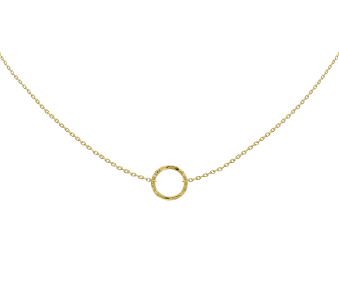 ZILIA Quintessa Circle Halskette Gold 14K