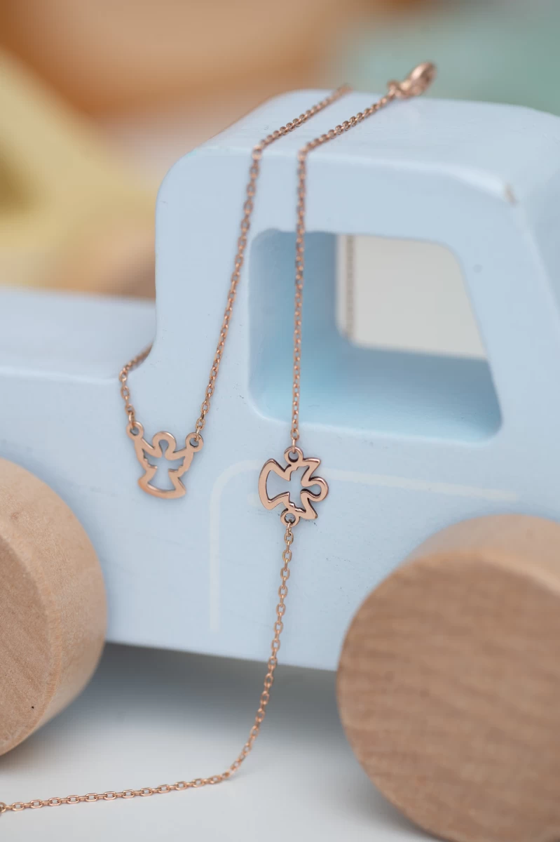 ZILIA Angel Contour Baby Gold 14K Halskette