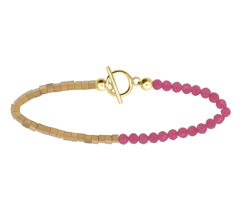ZILIA Rosaline Pink Glow Silber 925 Armband