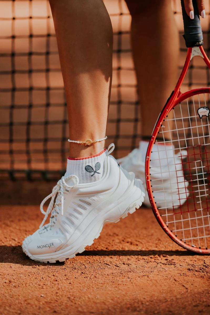 Weißes Süßwasserperlen-Reiskorn-Gelbgold-vergoldetes Silber 925 Fußkettchen