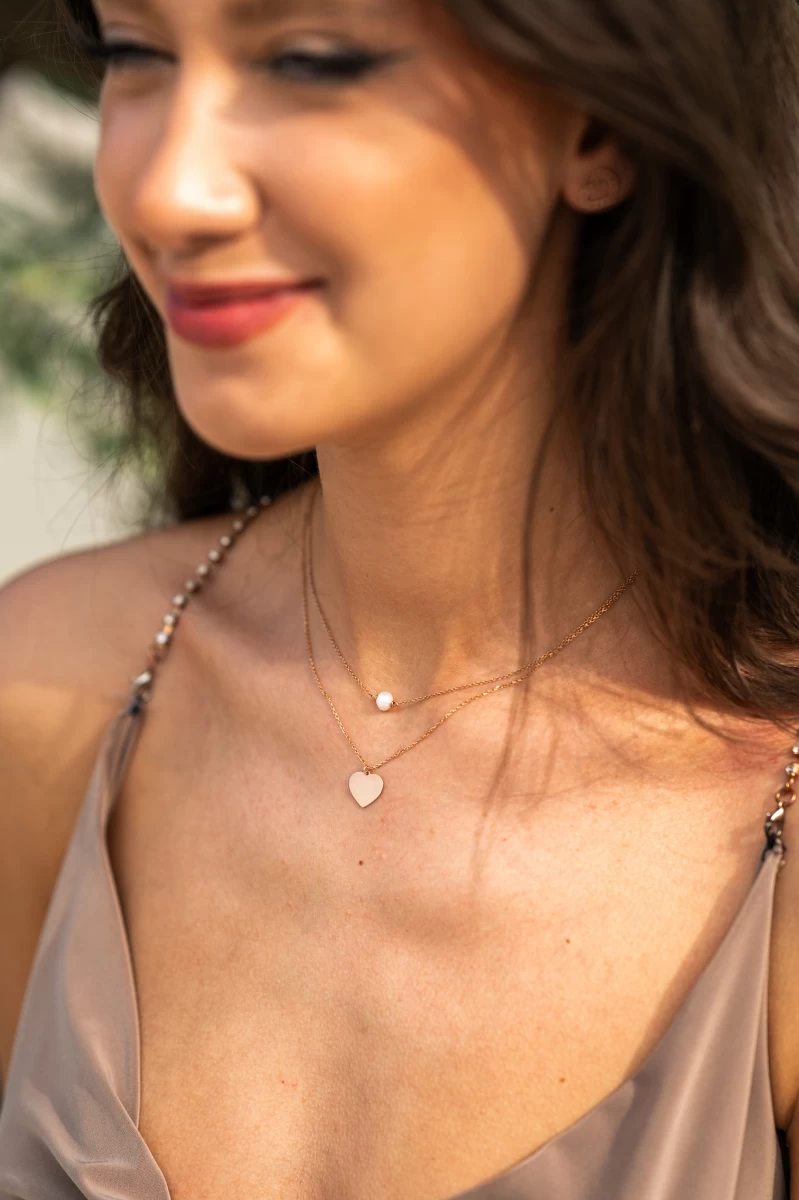 ZILIA Heart Halskette Silber 925