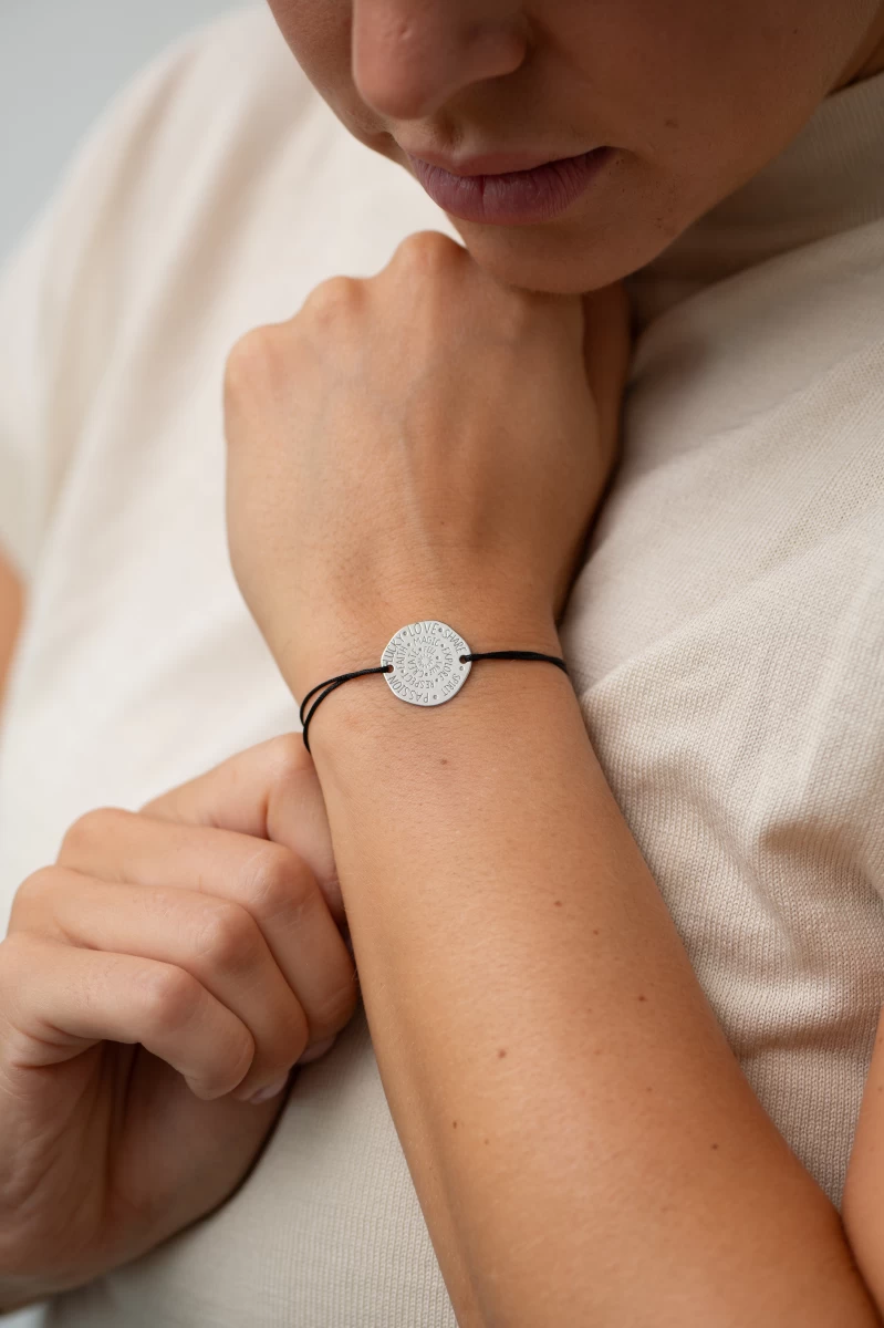 ZILIA Talisman Thread Armband Silber 925