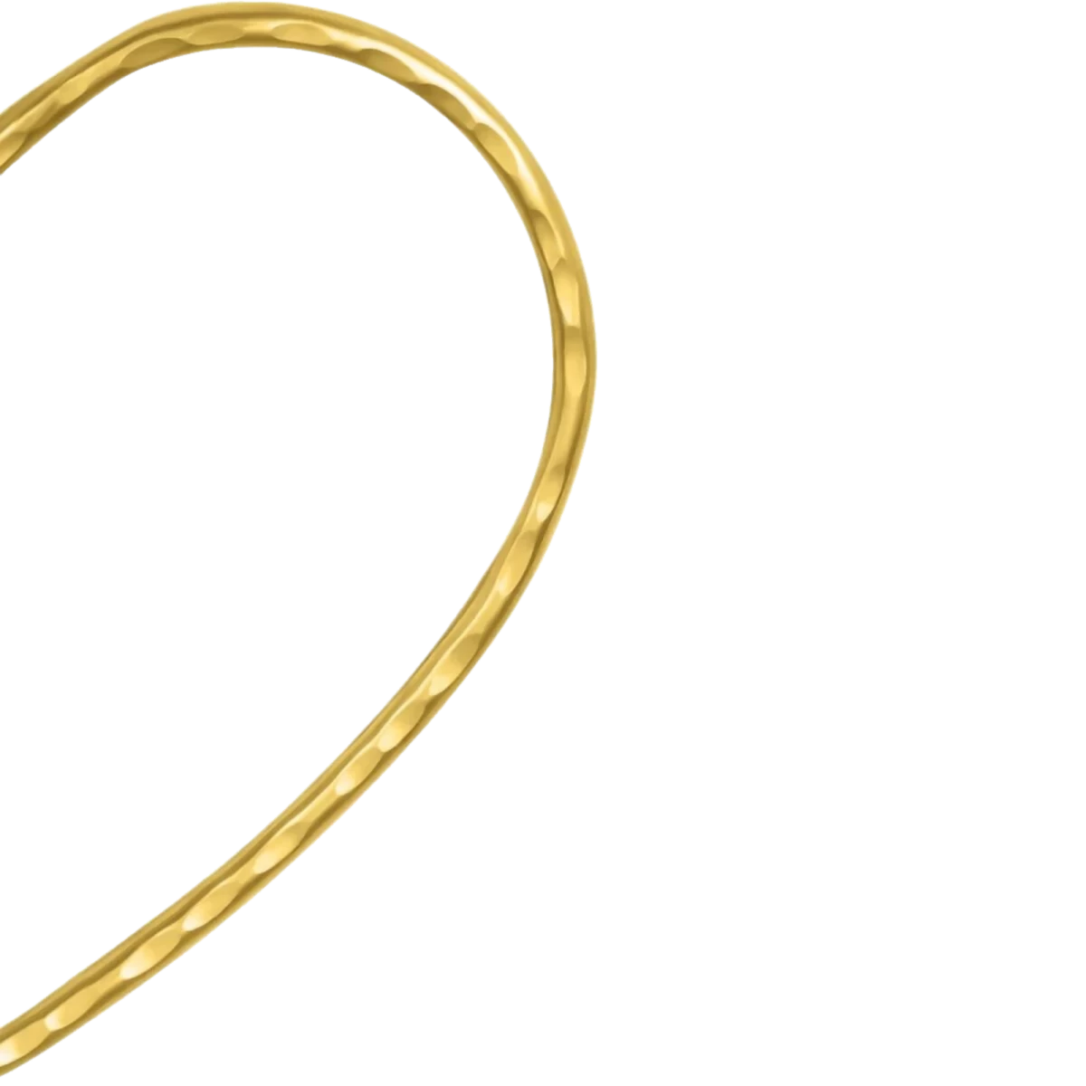 ZILIA Quintessa Big Heart Contour Halskette Gold 14K