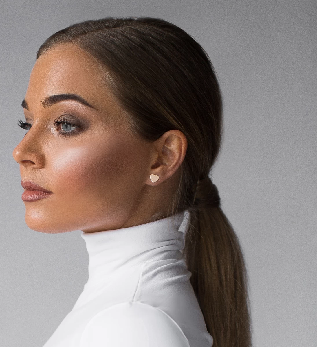 ZILIA Heart Ohrstecker Silber 925