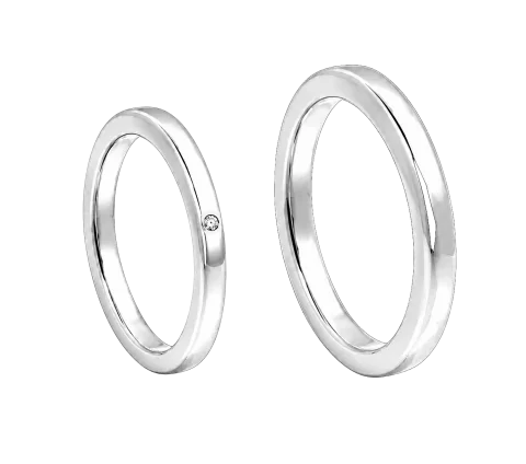 ZILIA Geneva Silber 925 Women’s Wedding Ring