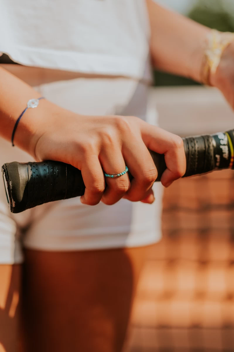 Türkis Hämatit Mineral Ring