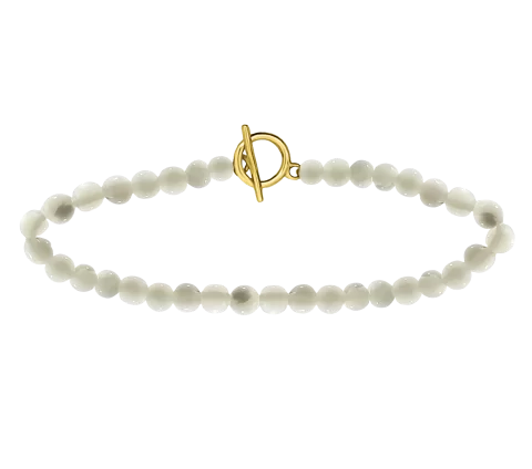 ZILIA Rosaline Pearl Fussband Silber 925