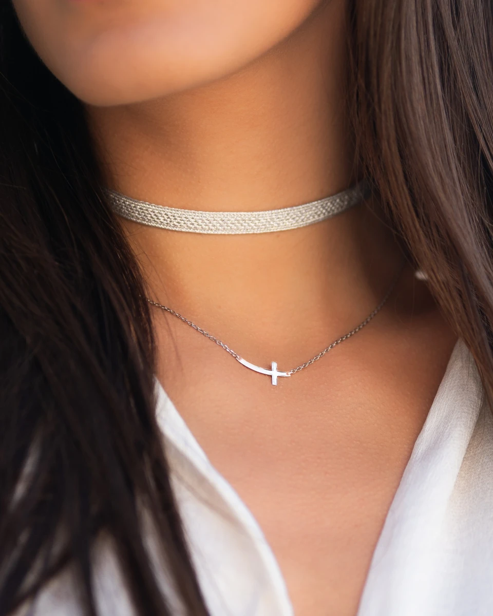 ZILIA Cross Gold 14K Halskette