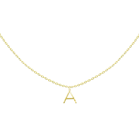 ZILIA Letter Quintessa Halskette Gold 14K