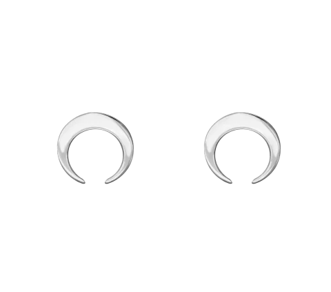 ZILIA Moons Ohrstecker Silber 925