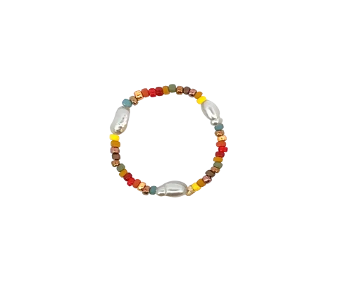 ZILIA Symbol Design Naturperle Ring