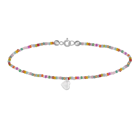 ZILIA Symbol Heart Fussband Silber 925