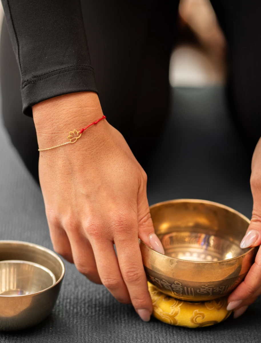 ZILIA Yoga Balance Lotus Armband Gold 14K